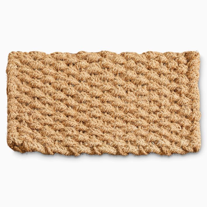 Solid Woven Doormat - Natural | West Elm (US)