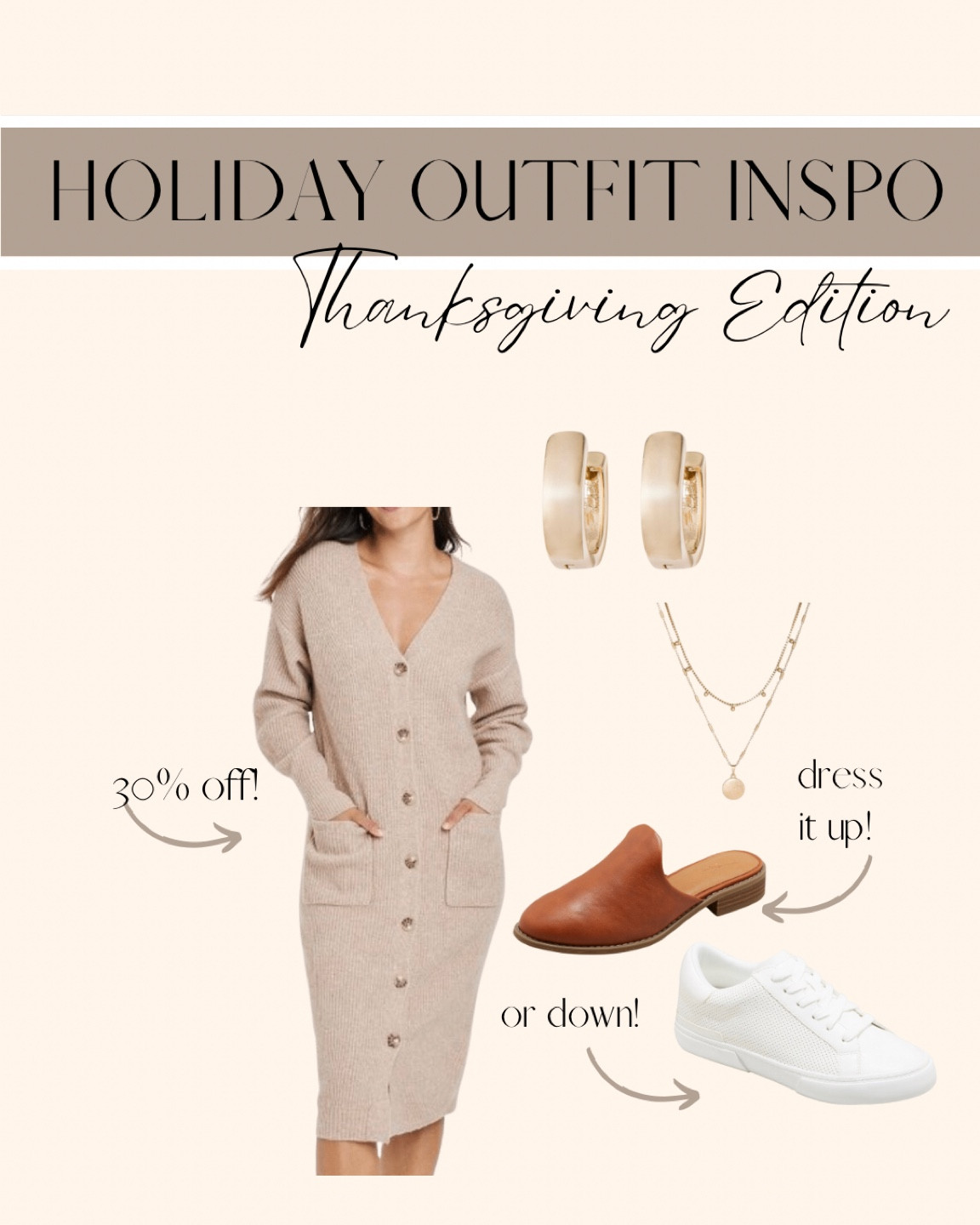 Thanksgiving outfits, Christmas outfits, holiday outfit inspo, sweater dress, target style, nursing friendly, bump friendly, women’s fashion, neutral clothing

#LTKbump #LTKsalealert #LTKHoliday