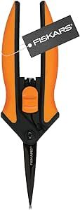 Fiskars Micro-Tip Pruning Snips - 6" Garden Shears with Sharp Precision-Ground Non-Stick Coated S... | Amazon (US)