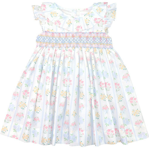 Floral Bouquet Smocked Dress | Cecil and Lou