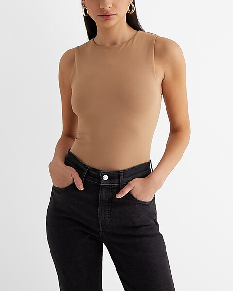 Body Contour High Compression Crew Neck Tank | Express