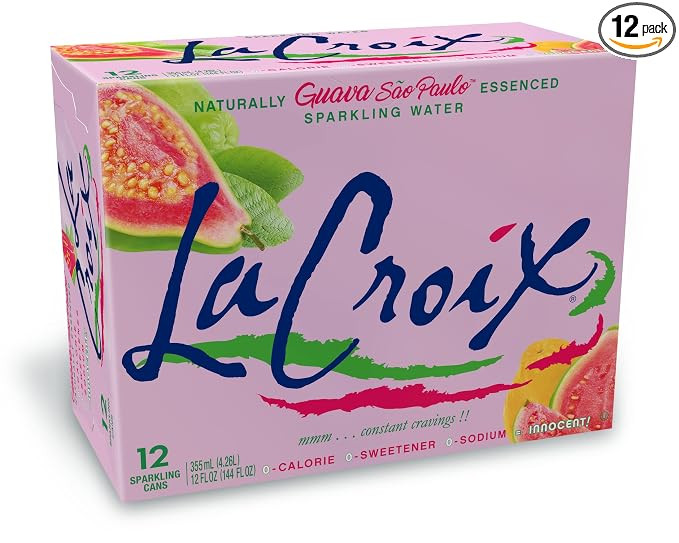 La Croix Sparkling Water, Guava Sao Paulo, 12 Fl Oz (pack of 12) | Amazon (US)