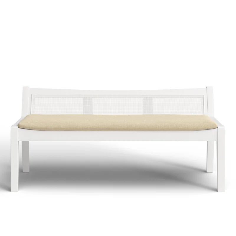 Donner Cane Back Cushioned Bench | Wayfair North America