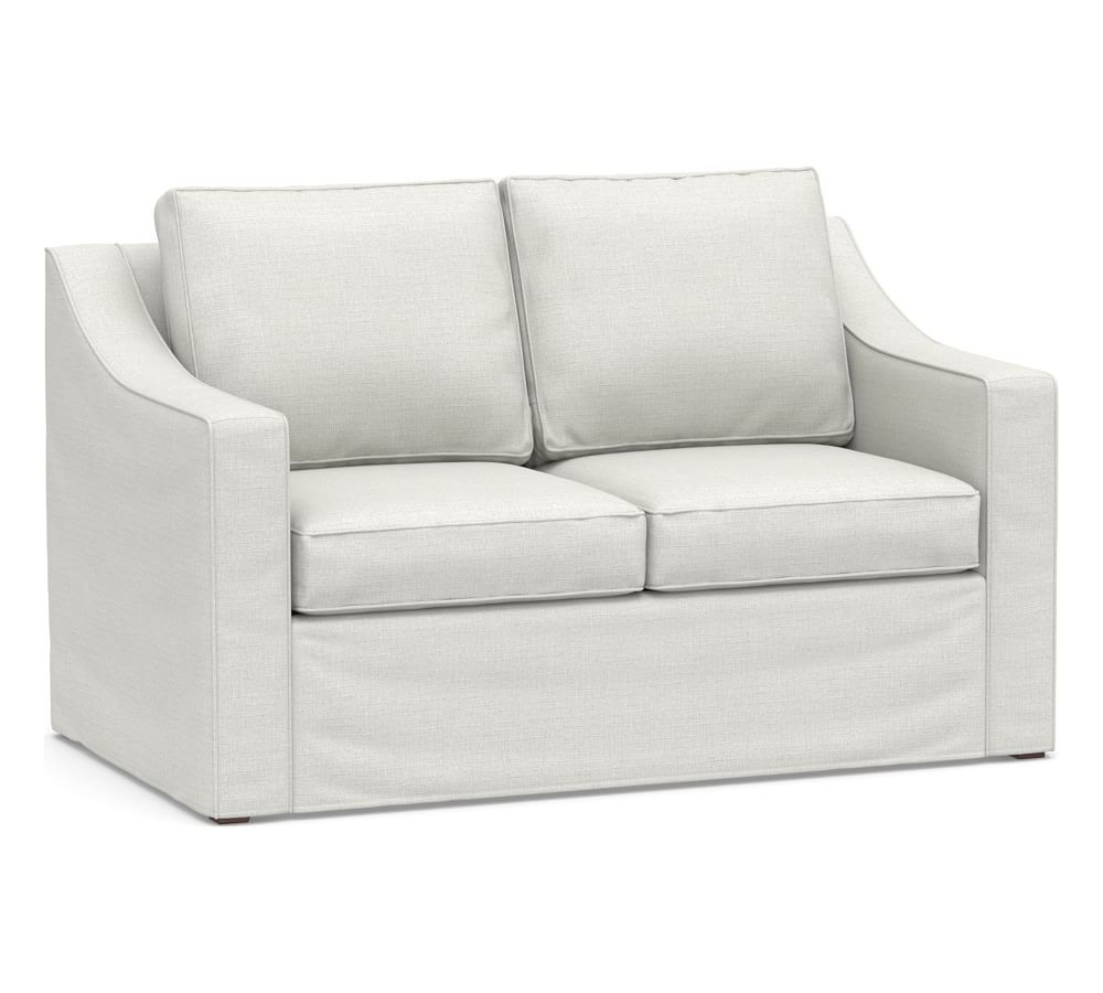 Cameron Slope Arm Slipcovered Sofa | Pottery Barn (US)