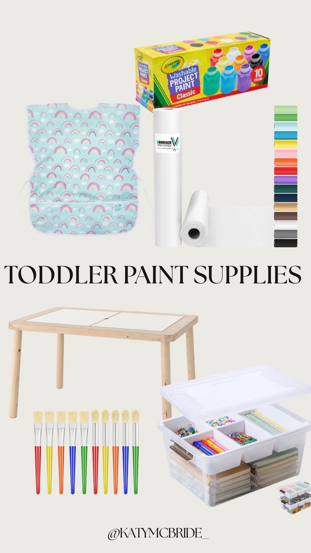 toddler paint supplies that make set up easier! 🎨🖌️ #toddler 

#LTKmomlife #LTKKids
