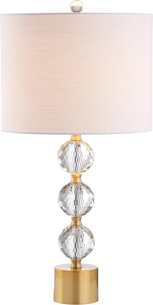 JONATHAN Y JYL5017A Ashley 25.25" Crystal LED Table Lamp Glam Transitional Bedside Desk Nightstan... | Amazon (US)