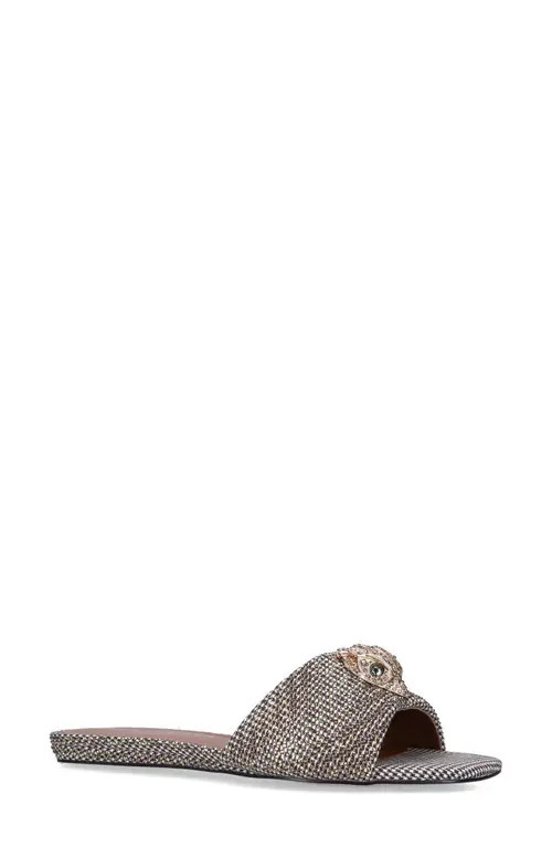 Kurt Geiger London Kensington Slide Sandal in Dark Beige at Nordstrom, Size 9.5 | Nordstrom