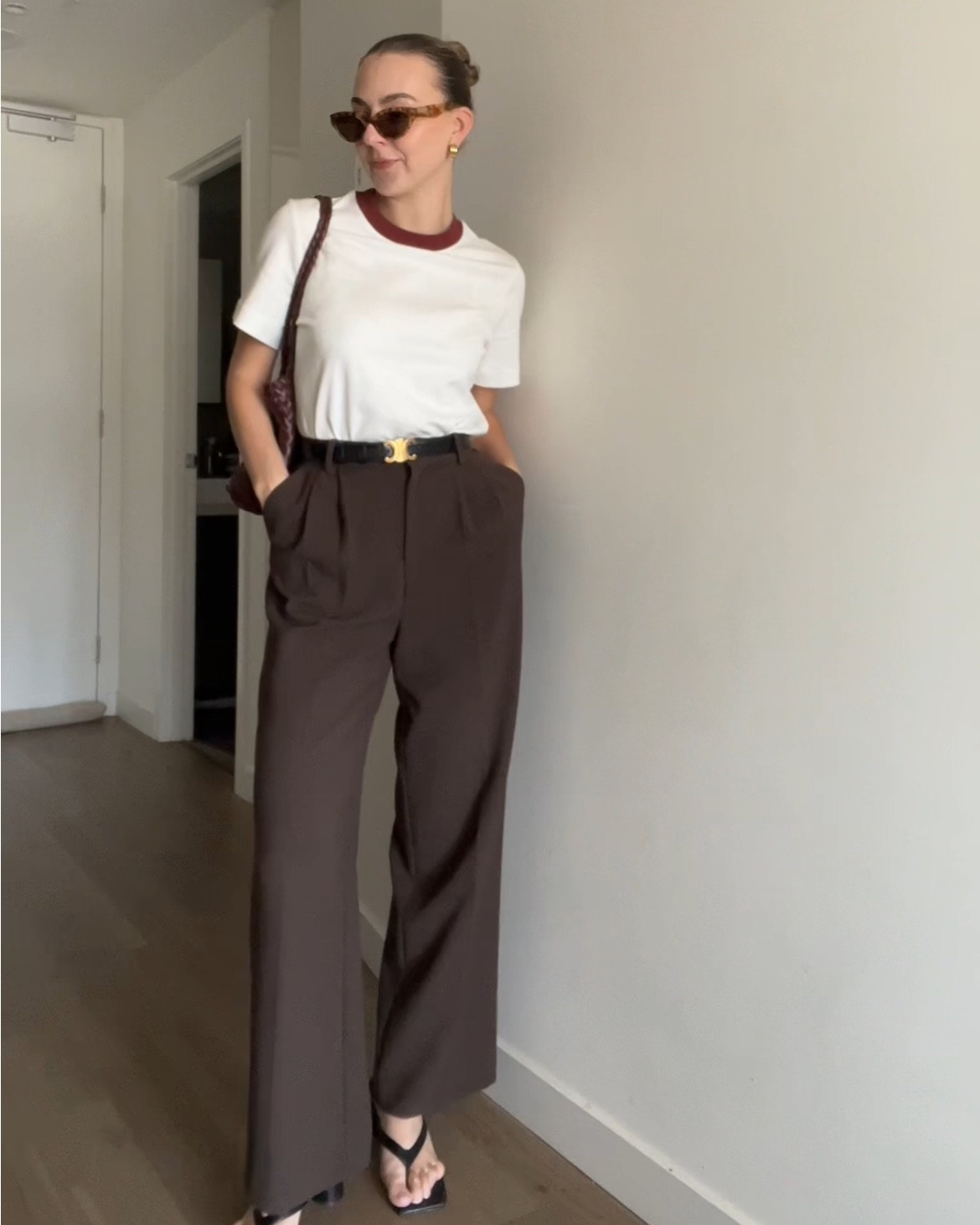 Basic t shirt paired with trousers for running errands today 

#LTKstyletip #LTKworkwear #LTKaustralia