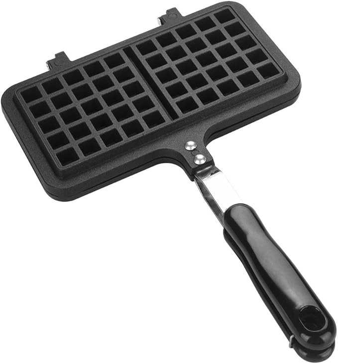 Fdit Non-Stick Waffle Maker Pan Dual Head Household Kitchen Gas Press Plate Waffle Maker Pan Hous... | Amazon (US)