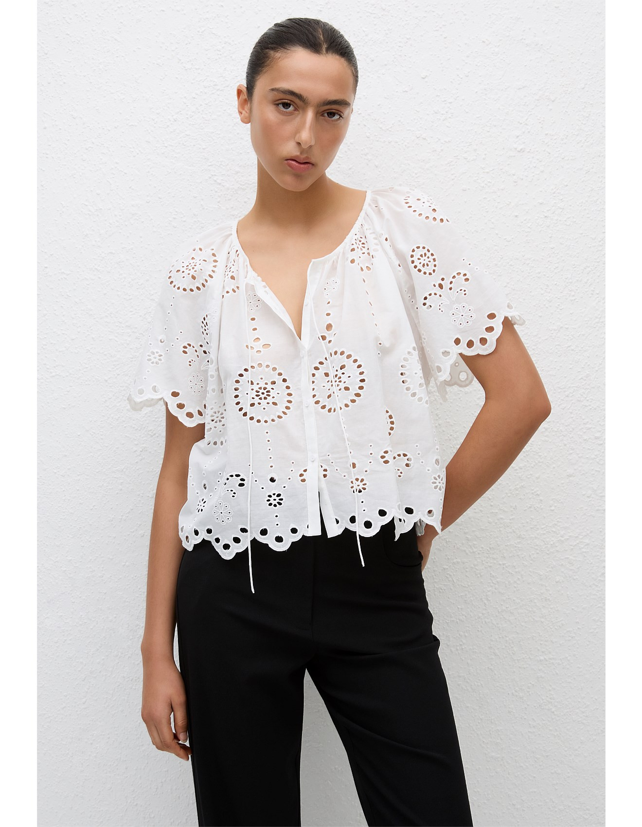 Broderie Blouse | David Jones (Australia & New Zealand)