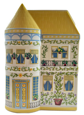 Lenox Spice Village Planter Yellow Roof | eBay US