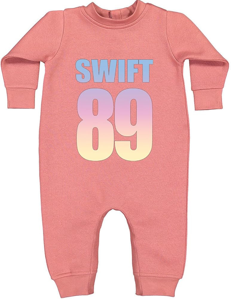 Lover Era Swift 89 Birth Year Music Fan Infant Fleece Rompers, Warm, Adorable | Amazon (US)