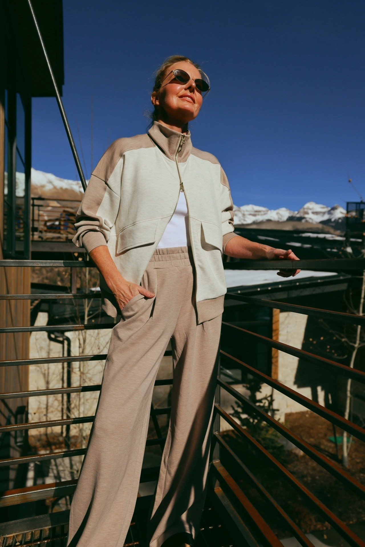 If your leggings-and-sweatshirt combo is starting to feel a little tired, consider this set your go-to upgrade. This Garcia Zip Through and Extra Wide-Leg Pant deliver all the cozy comfort you want—without sacrificing style. Cozy, oversized, and with DoubleSoft® perfection.

As I’m currently recovering from a double bunionplasty (fun times), this comfy-chic set has been on heavy rotation—and it hasn’t let me down.

I especially love the jacket’s dual zip—it lets you unzip from the bottom for a more modern, intentionally styled look. And the soft neutral tones? A fresh way to lighten things up during the darker winter months.

Whether you’re gifting it or grabbing it for yourself, this set is done-for-you comfort and polish.

Sizing note: I ordered the XS in both pieces and chose the 29.5″ pant, which is perfect for petites (I’m 5’4″). The fit is relaxed, so if you’re between sizes, definitely size down.

#LTKSeasonal