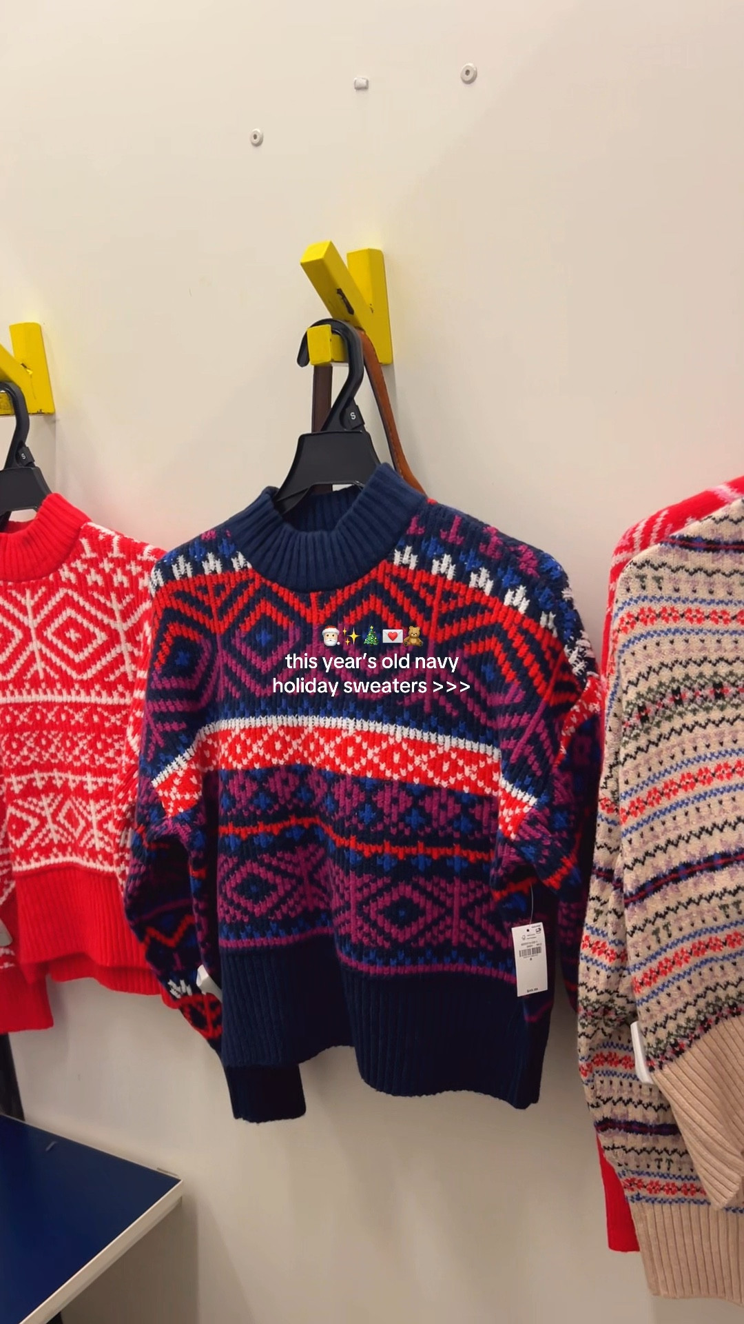 OLD NAVY WOMENS HOLIDAY SWEATERS 🎄✨💌 these are so so cute and SO SOFT !!!! and they’re on sale 🫶🏻 wearing a size small in everything for reference 🥰

#LTKSaleAlert #LTKGiftGuide #LTKHoliday