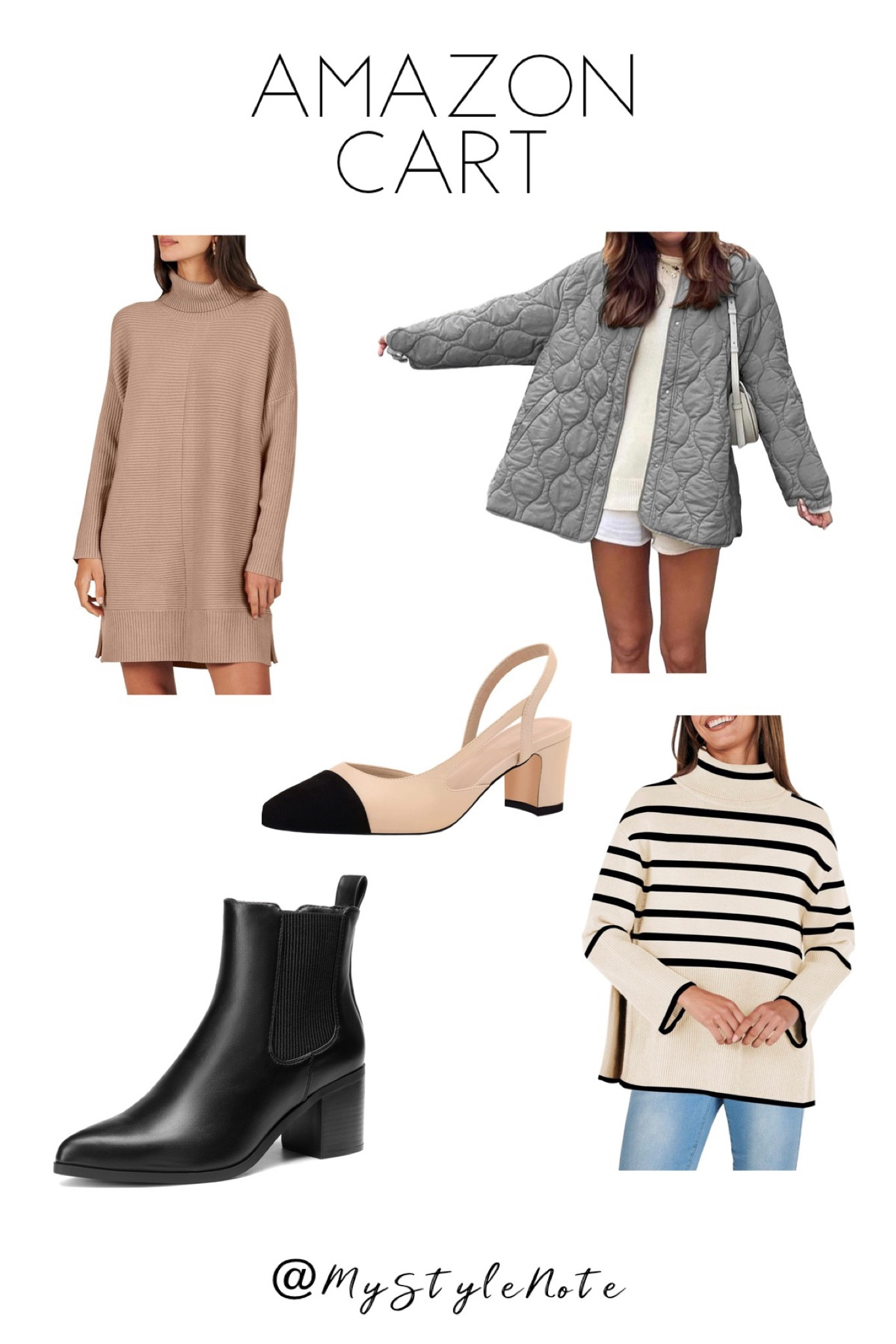 Fashion finds currently in my Amazon cart!


#LTKGiftGuide #LTKshoecrush #LTKfindsunder50