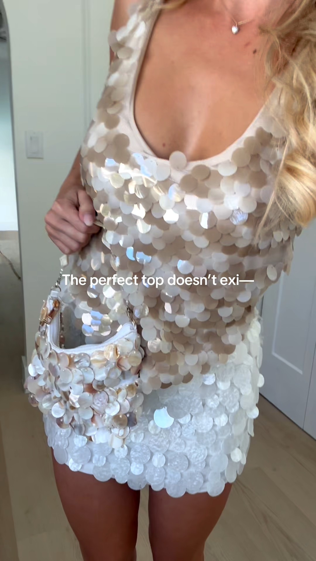 Sequin Shell top 🐚 ✨ #bridal #mermaid 

#LTKPetite #LTKNYFW #LTKWedding