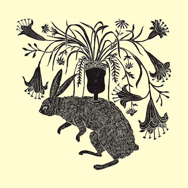 The Spring Hare | Artfully Walls