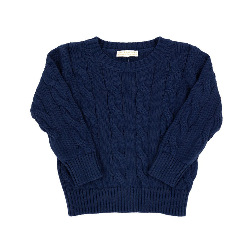 Crawford Crewneck (Unisex) - Nantucket Navy | The Beaufort Bonnet Company