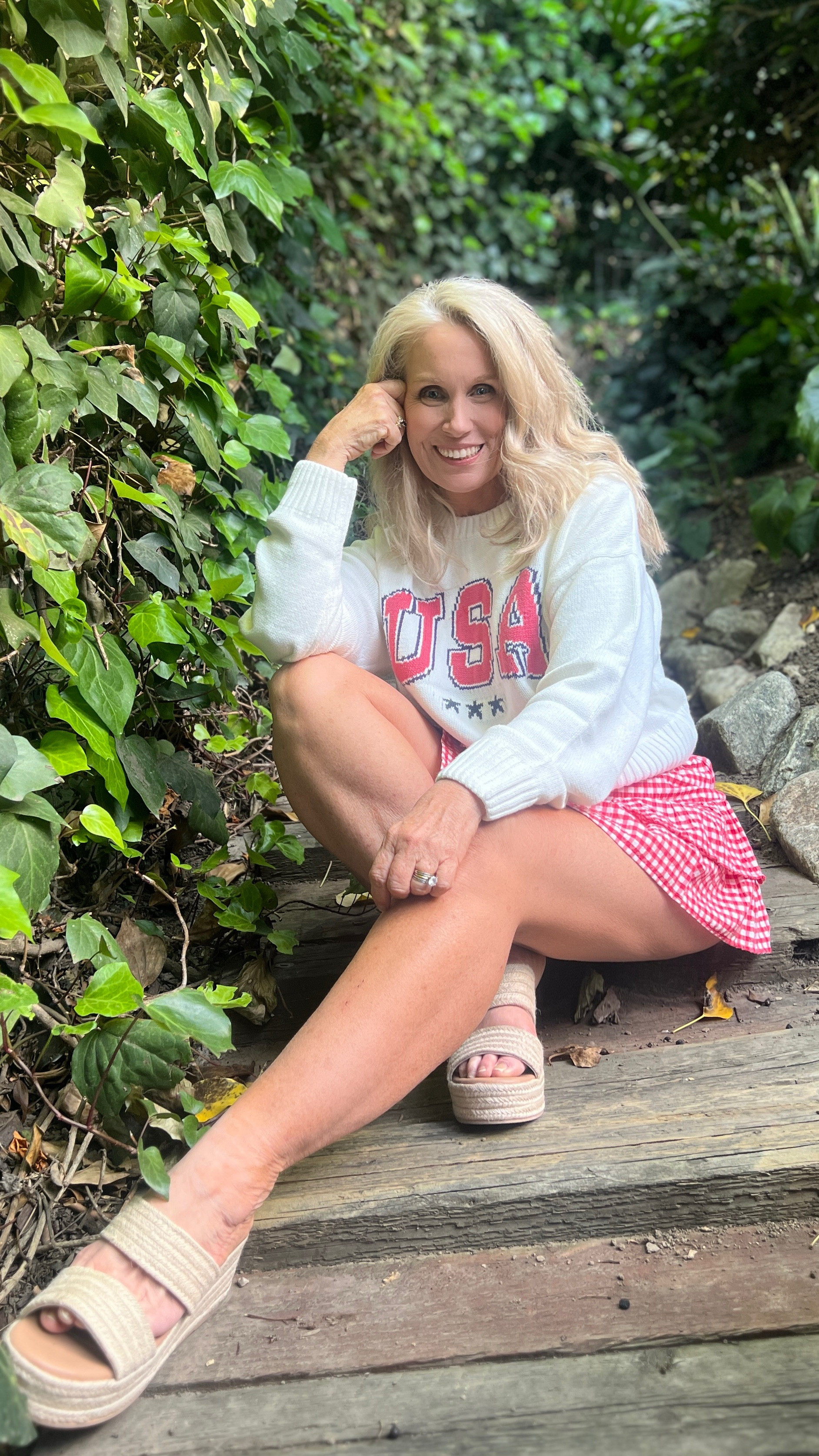 The holidays are calling!! 📞 🇺🇸 
Happy Memorial Day weekend! We’re over here feeling very patriotic dressed in the cutest ❤️ 🤍 & 💙 outfits - and almost everything is 40% off all week!!

Wearing a small in everything except the denim shorts (8), the Ralph Lauren inspired cropped bear sweater (M)., the red and white maxi skirts (XS) and the navy tennis dress (M). Shoes are all true to size - wearing a 9 in all!




#memorialday #memorialdayweekend #redwhiteandblue #whattowearonmemorialday #whattowear4thofjuly #targetstyle #targethaul #summerscalling

#LTKSummerEdit #LTKSaleAlert #LTKParties