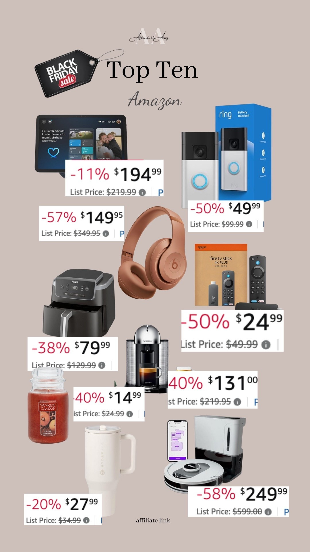 Amazon Black Friday deals.

#LTKGiftGuide #LTKHoliday