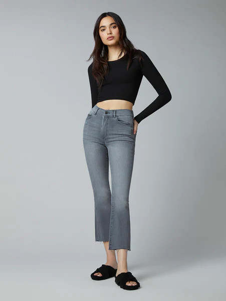 Bridget Boot High Rise Instasculpt Crop | Overcast Raw | DL 1961 Women