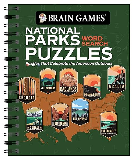 Brain Games - National Parks Word Search Puzzles: Puzzles That Celebrate the American Outdoors | Amazon (US)