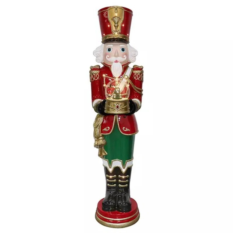 Ailtower 6' Pre-Lit Grand Nutcracker (Snowglobe, Caucasian) | Wayfair | Wayfair North America