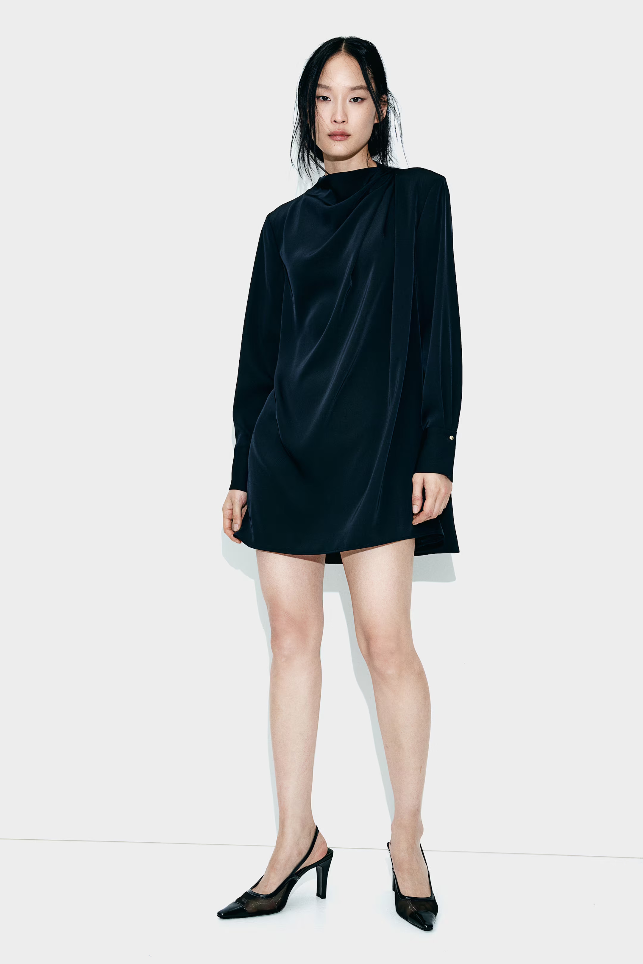 Draped Twill Dress | H&M (US + CA)