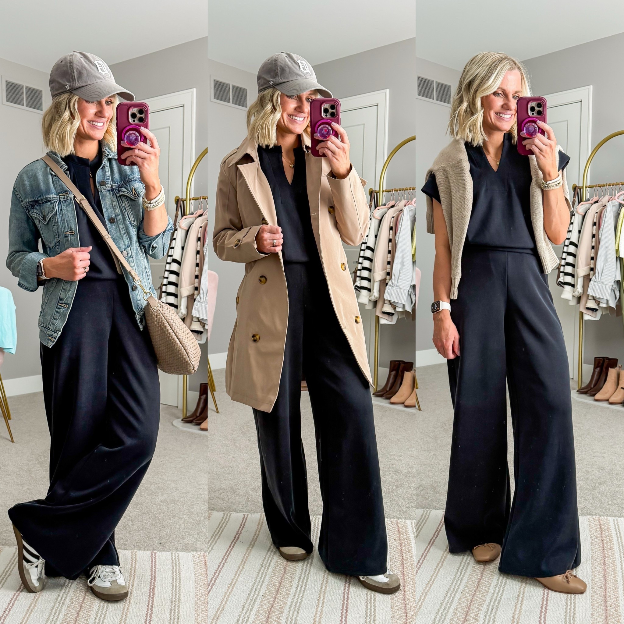 3 ways to layer a lounge set for spring! This cloud soft loungewear from @Gibson is so soft and comfortable! I’m wearing an xxsmall in both top and bottom! 

#LTKPetite #LTKootd #LTKOver40