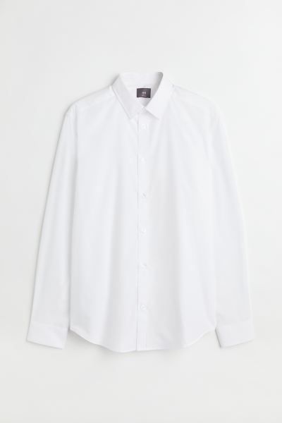 Slim Fit Easy-iron Shirt | H&M (US + CA)