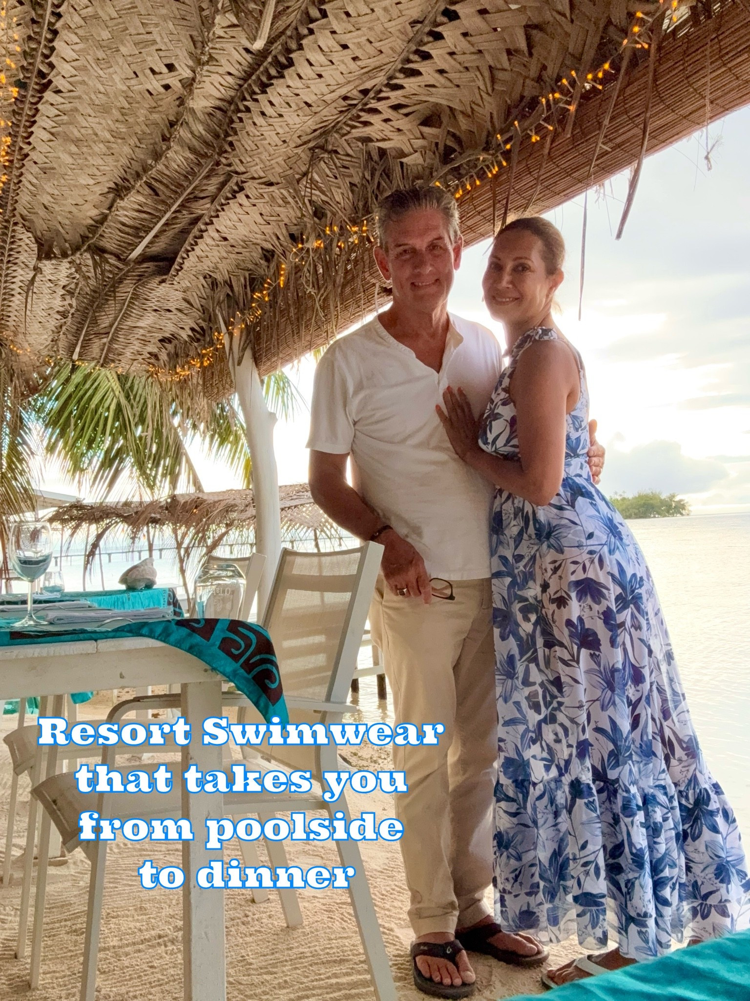 When I’m on vacation, I tend to stay by the pool or at the beach as long as possible so I love this one piece swimsuit and skirt style cover-up. I didn’t have to change for dinner after a relaxing day in French Polynesian. I just put on the skirt and everyone thought I had dressed for dinner. I actually have more than one swimsuit from this brand.
#LTKSeasonal

#LTKTravel #LTKSwim #LTKOver40