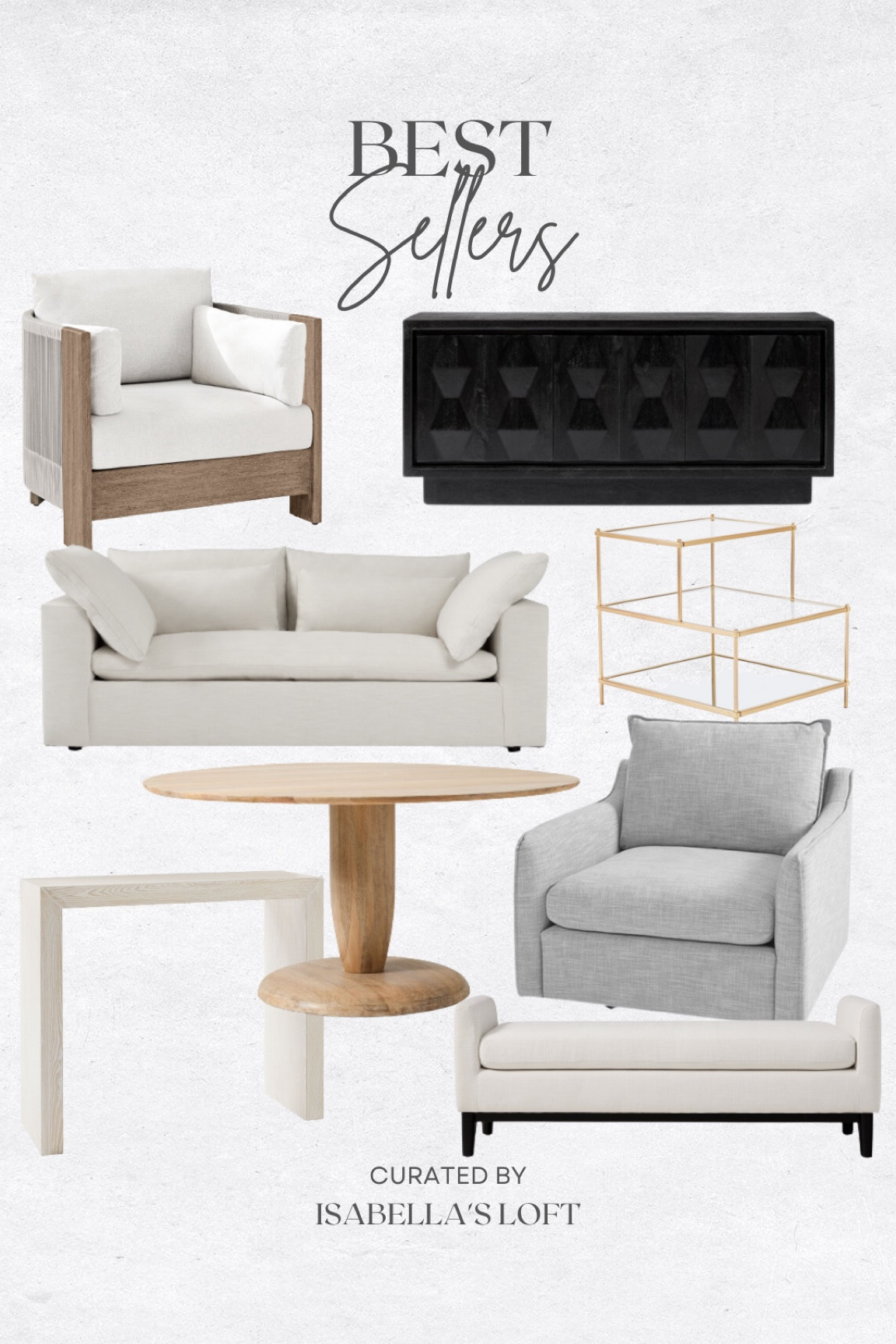 Best Sellers

Media Console, Living Home Furniture, Bedroom Furniture, stand, cane bed, cane furniture, floor mirror, arched mirror, cabinet, home decor, modern decor, mid century modern, kitchen pendant lighting, unique lighting, Console Table, Restoration Hardware Inspired, ceiling lighting, black light, brass decor, black furniture, modern glam, entryway, living room, kitchen, bar stools, throw pillows, wall decor, accent chair, dining room, home decor, rug, coffee table

#LTKhome #LTKbump #LTKFind