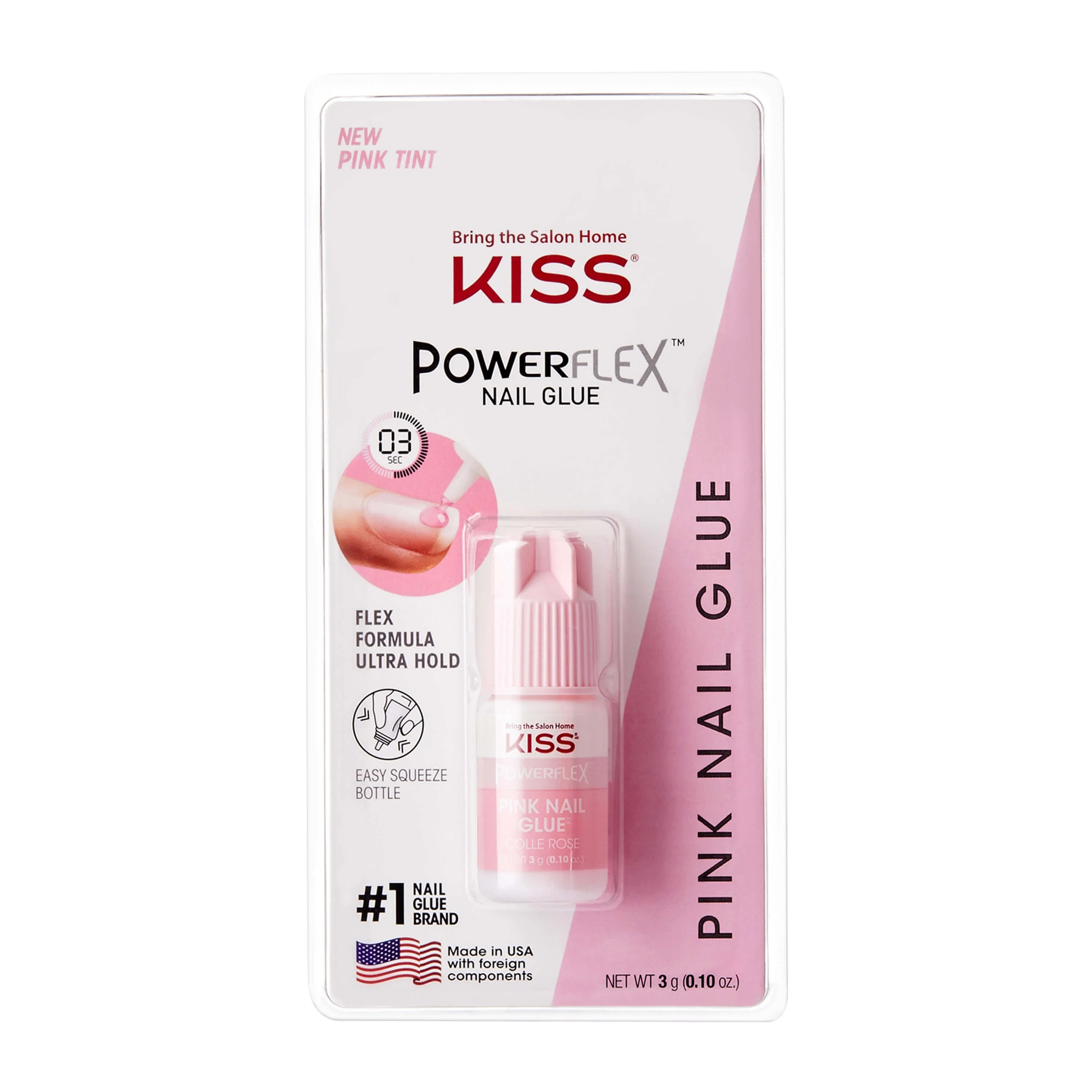 KISS Powerflex Pink Instant Nail Glue | Walmart (US)