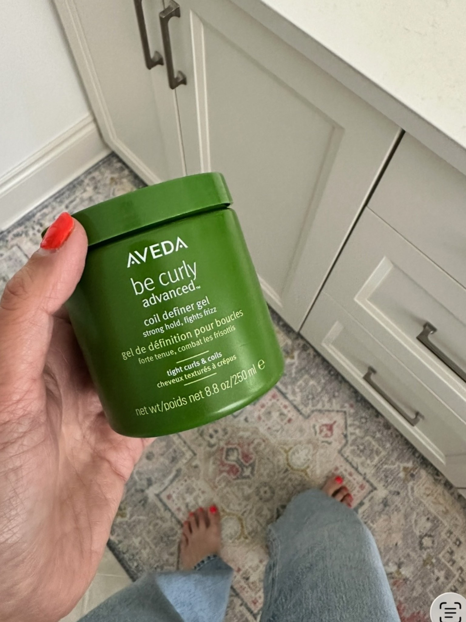 My current and favorite curly hair product. A little goes a long way. Lightweight and keeps my curls curling!