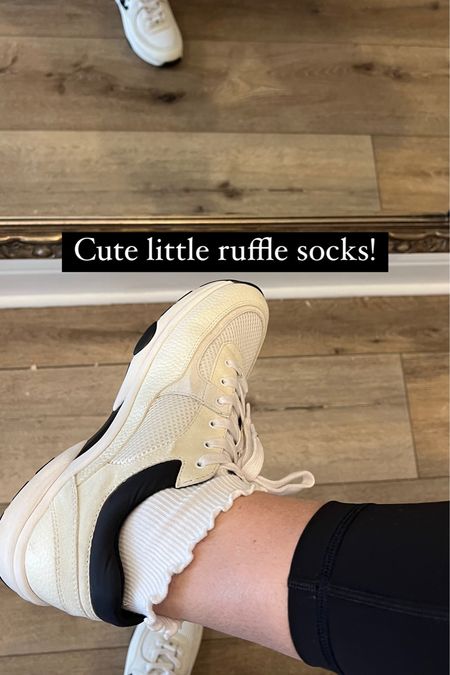 Women’s ruffle socks! Cute with sneakers! 

#LTKshoecrush #LTKworkwear #LTKfindsunder50