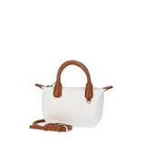 No Boundaries Women's Mini Tote Crossbody Bag, Cream | Walmart (US)