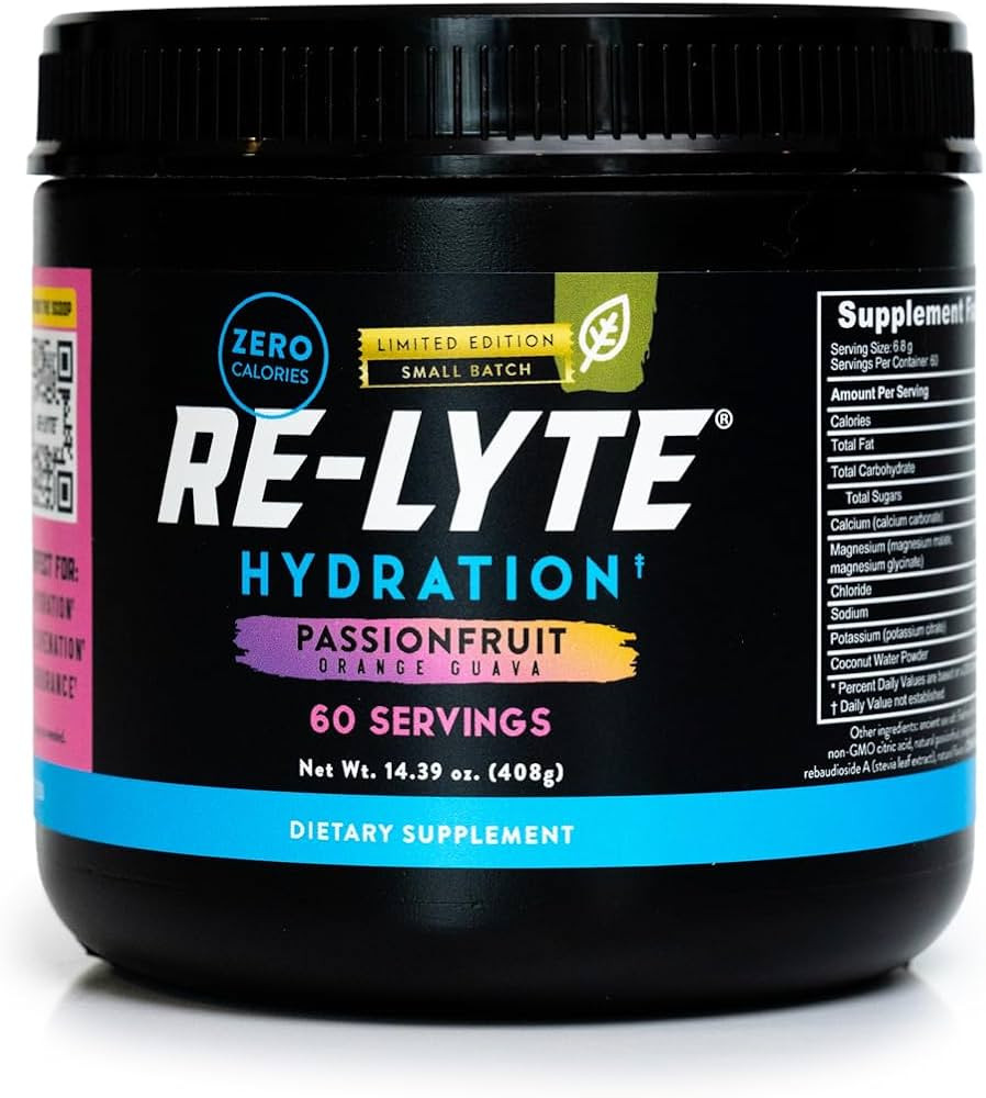 REDMOND Re-Lyte Hydration Electrolyte Powder Mix Limited Edition (Passionfruit Orange Guava) | Amazon (US)