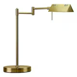 O'Bright DL05D, 17 in. Gold, Pharmacy, Desk, Reading, Craft, Work Table LED Lamp, 12 W LED Full R... | The Home Depot