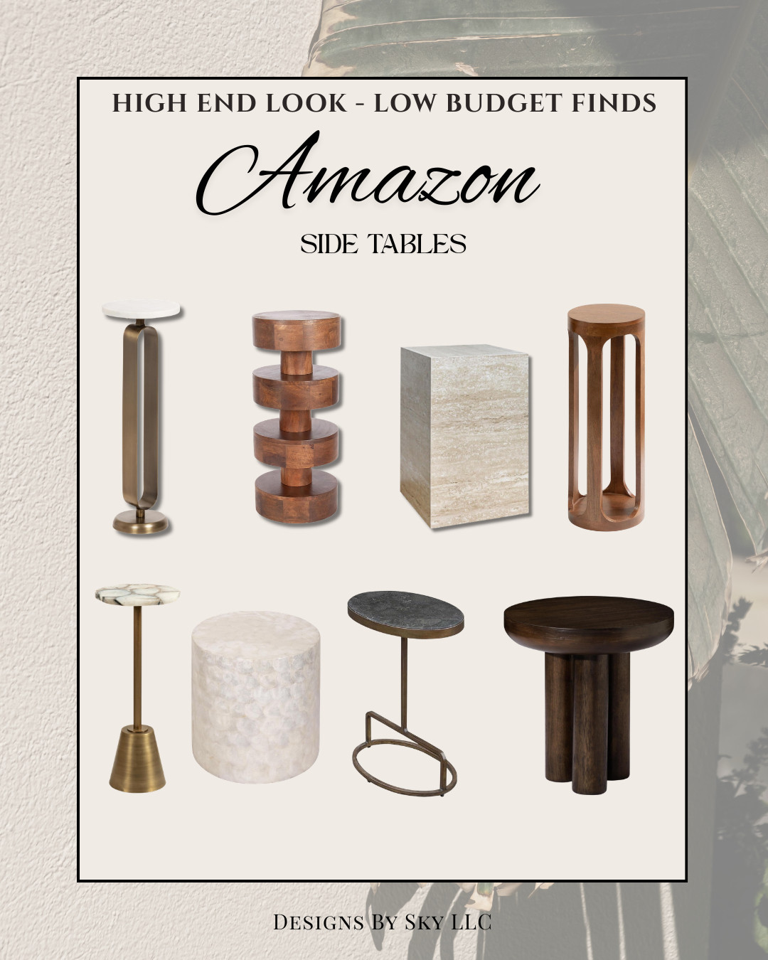 Amazon side tables that give a high-end look without the high-end price ✨

Go to my Amazon home collection for more 🤍 

 #LTKSeasonal #LTKHome #LTKSaleAlert