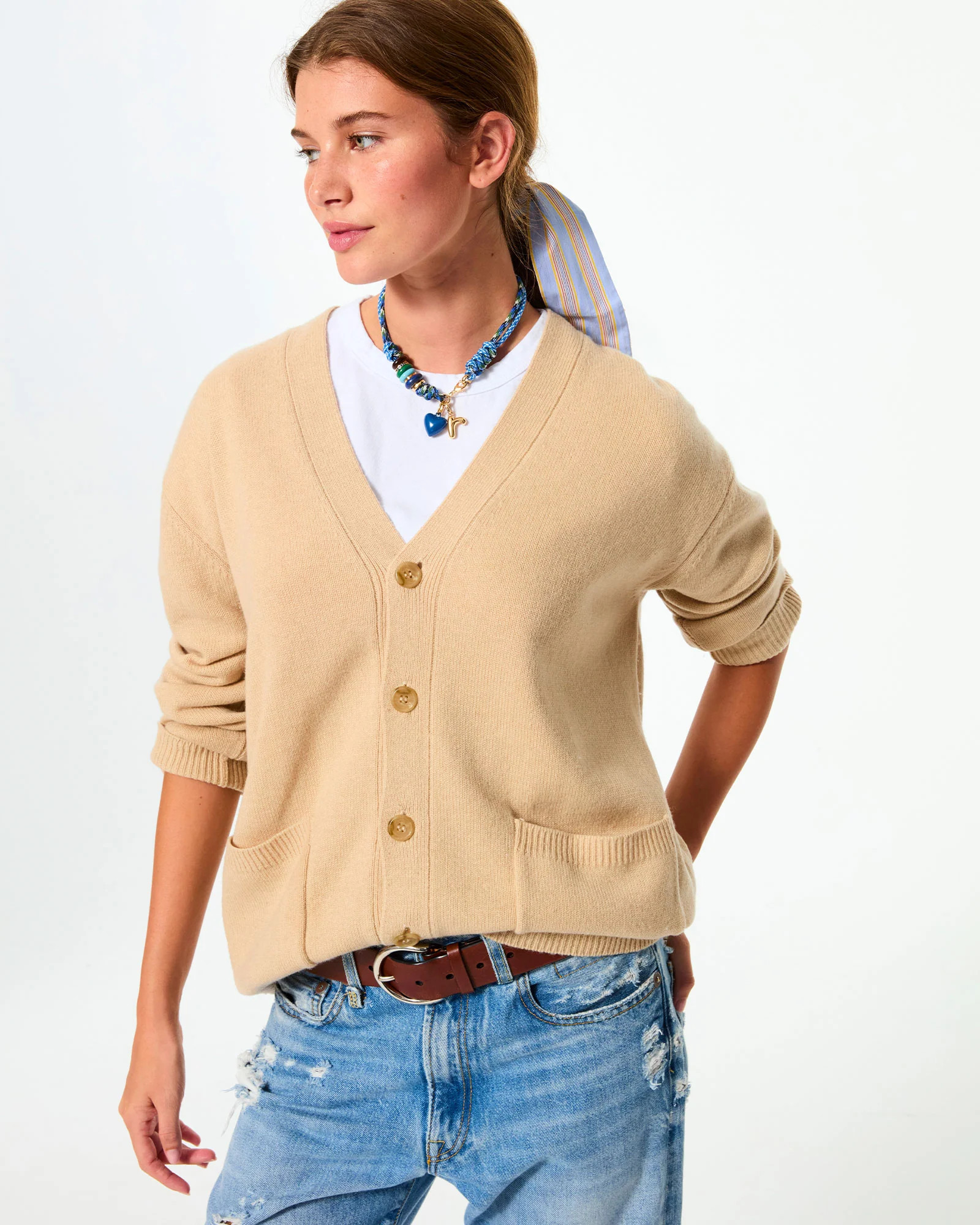 The Super Size Happy Cord Necklace | Roxanne Assoulin