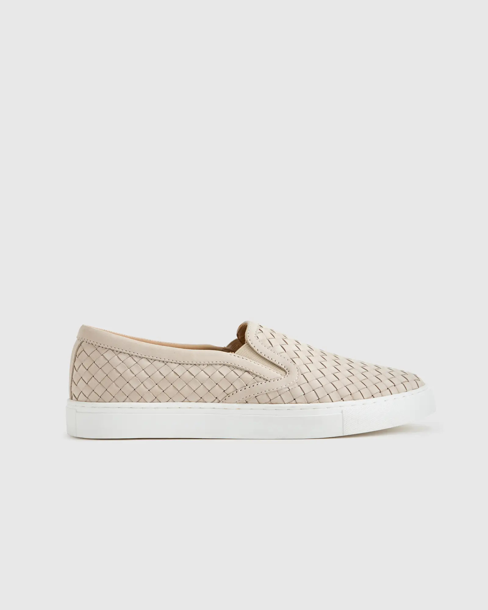 100% Handwoven Leather Slip On Sneaker | Quince