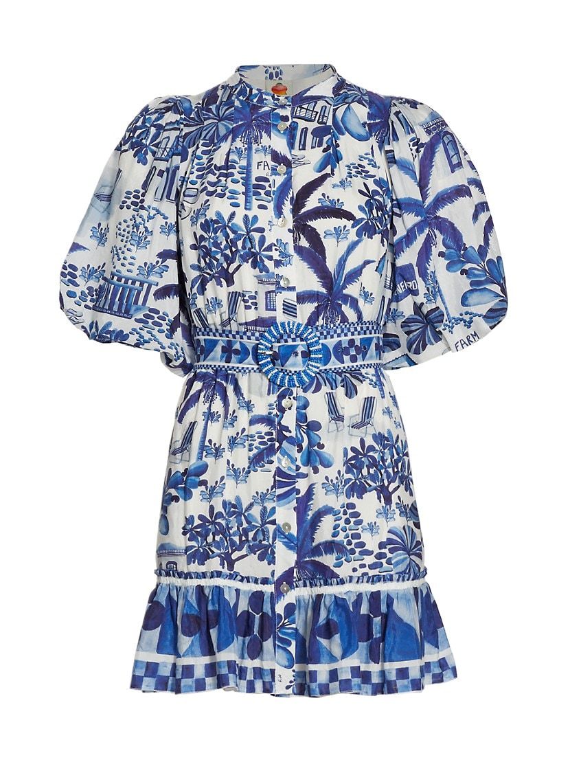 Sweet Rio Puff-Sleeve Minidress | Saks Fifth Avenue