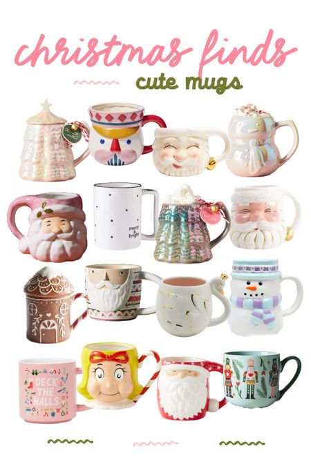 Cute Christmas mugs ✨✨✨ #christmas #coffee #mug #gift 

#LTKGiftGuide #LTKHoliday #LTKHolidaySale