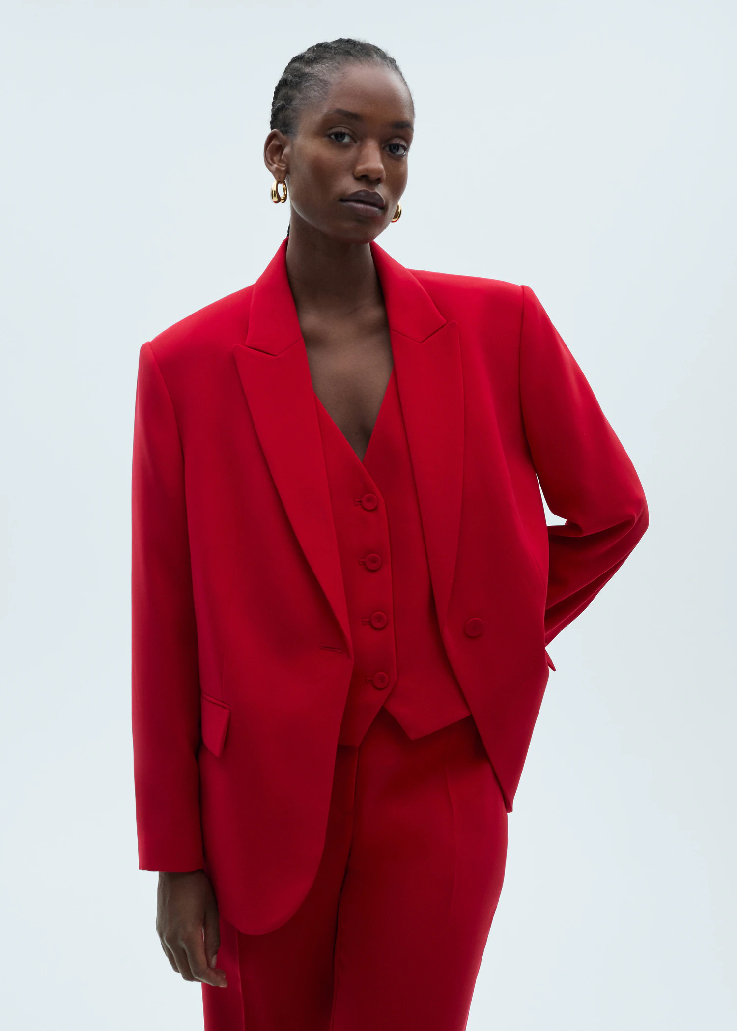 Structured suit jacket - Women | MANGO USA | Mango (US/MX/AU)