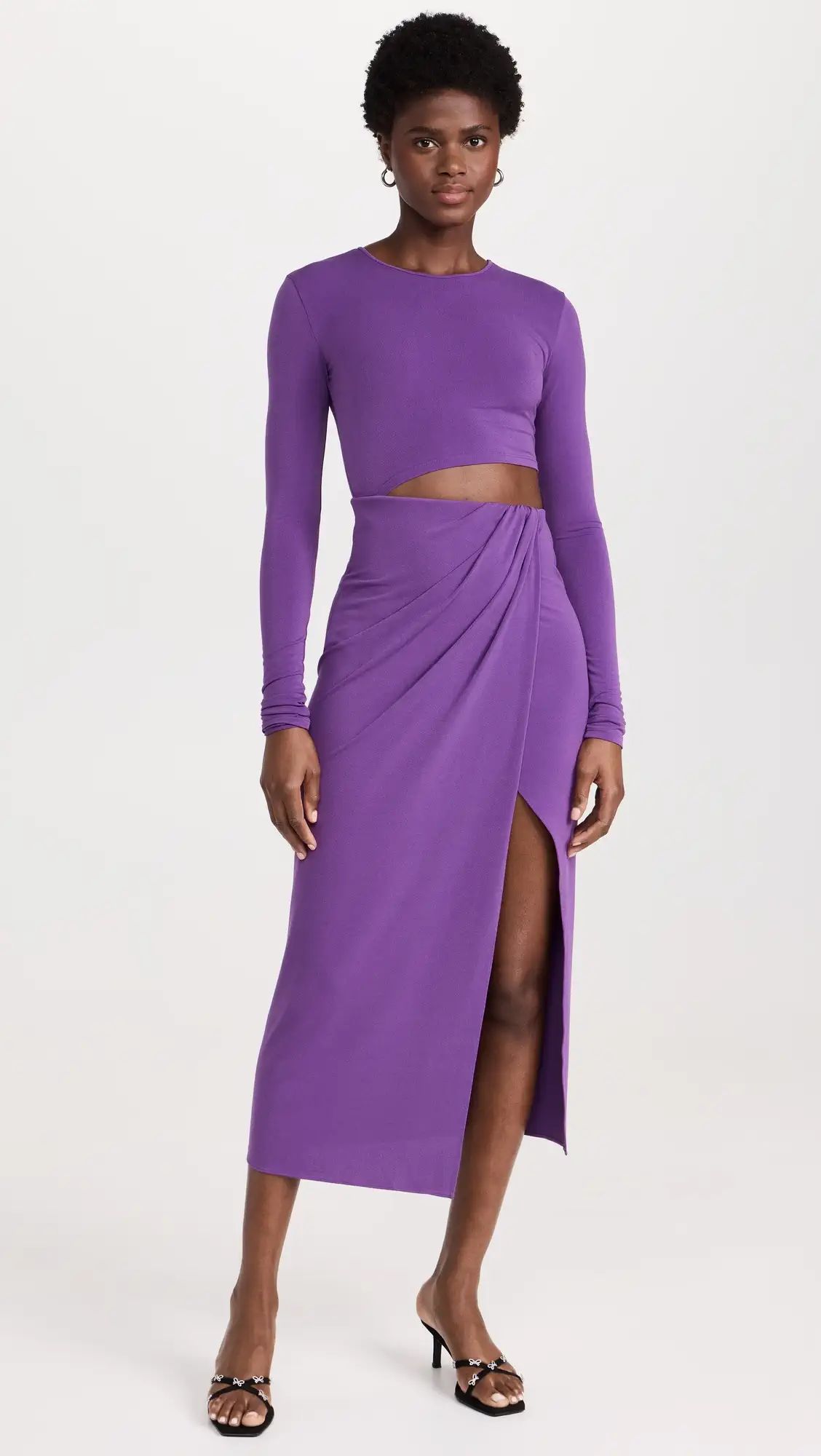 The Andamane Gia Cut Out Midi Dress | Shopbop | Shopbop