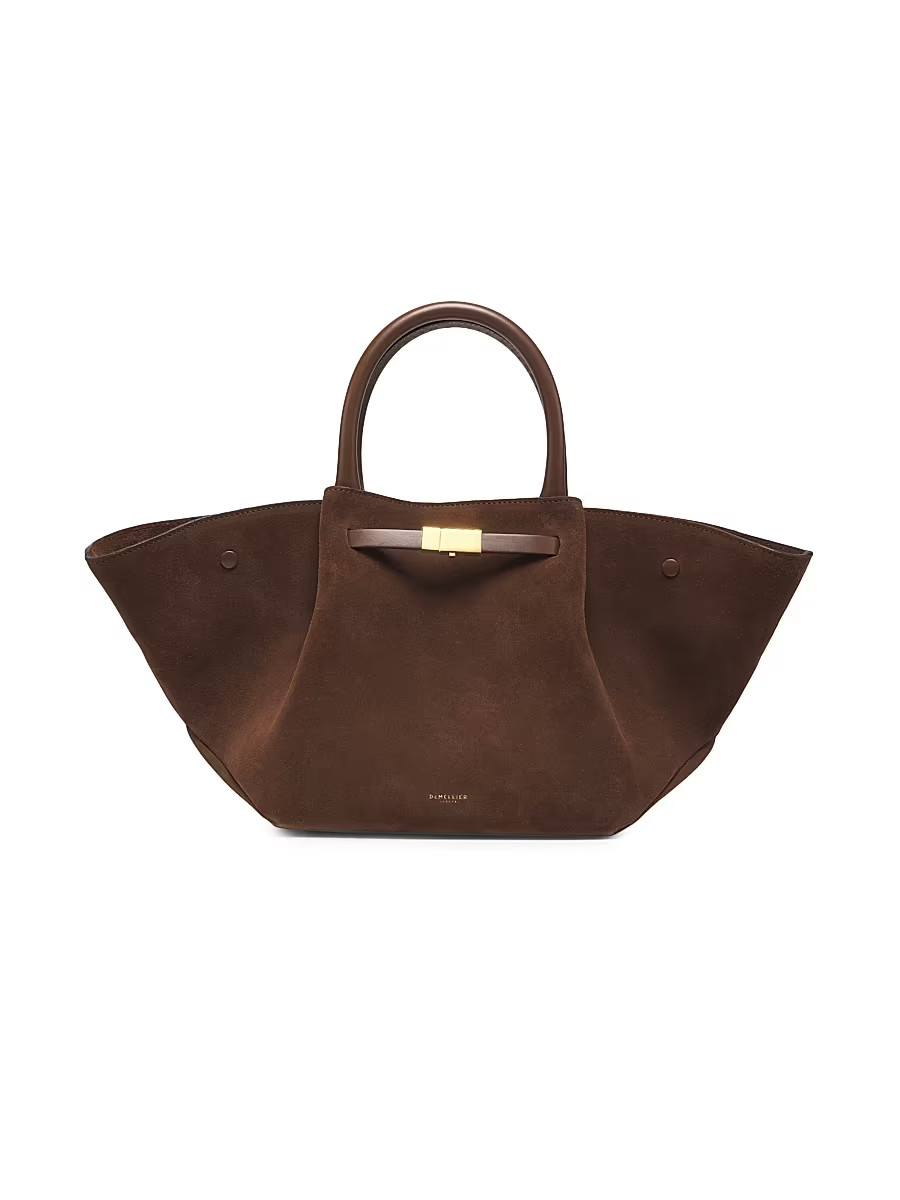 Women's Midi New York Suede Tote Bag - Mocha Mocha | Saks Fifth Avenue