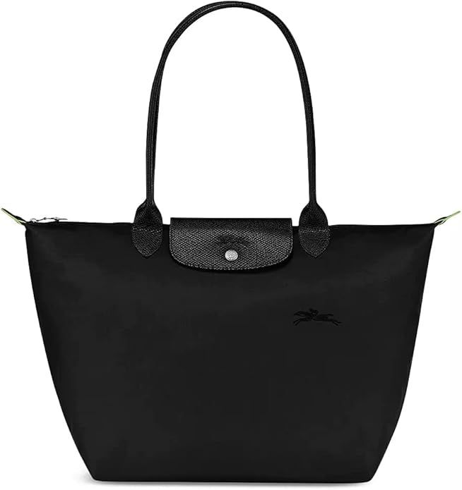 Longchamp 'Large 'Le Pliage' Tote Shoulder Bag, Black/Black | Amazon (US)