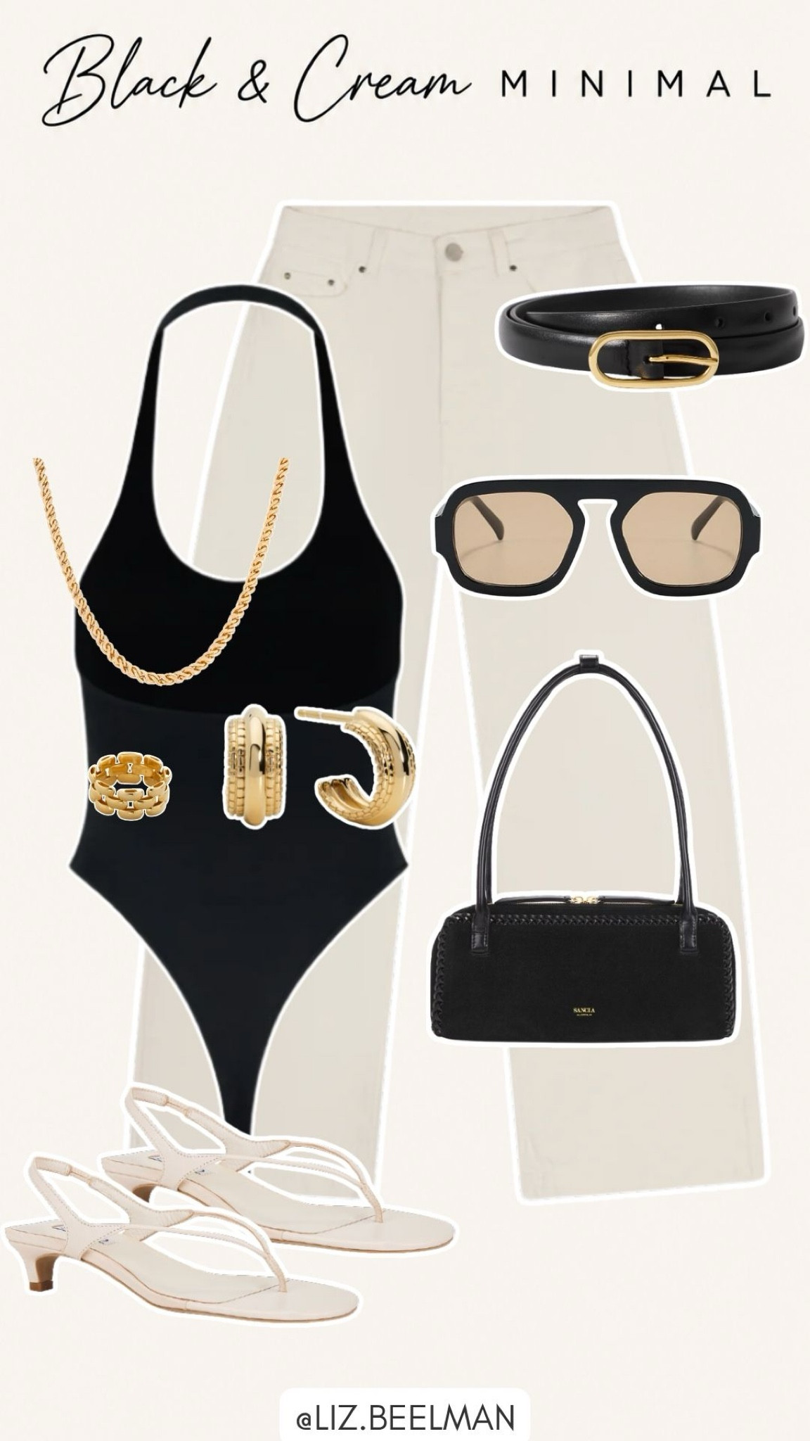 Black & Cream Minimal

#minimalistic 

#LTKgrwm #LTKdayinmylife #LTKootd