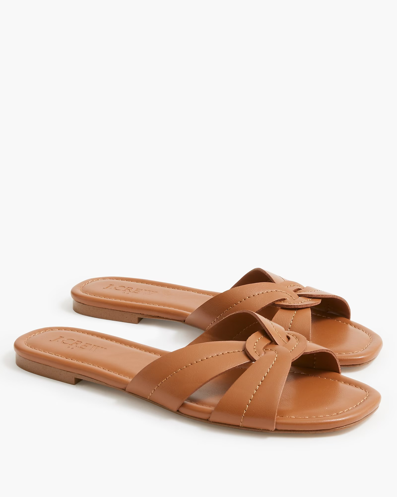 Stitched slide sandals | J.Crew Factory