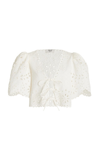 Tail Broderie Anglaise Cotton Top | Moda Operandi (Global)